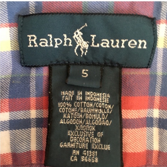 🎾 Ralph Lauren kids long sleeve shirt - Picture 3 of 4